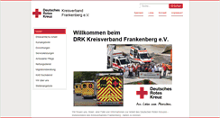 Desktop Screenshot of drk-frankenberg.de