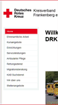 Mobile Screenshot of drk-frankenberg.de